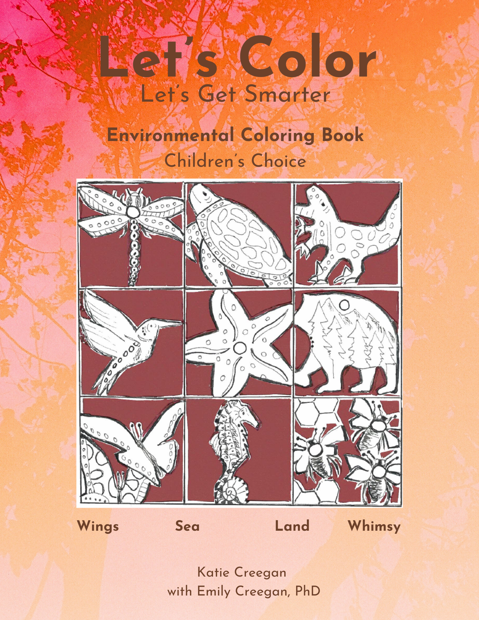 Environmental coloring book cover